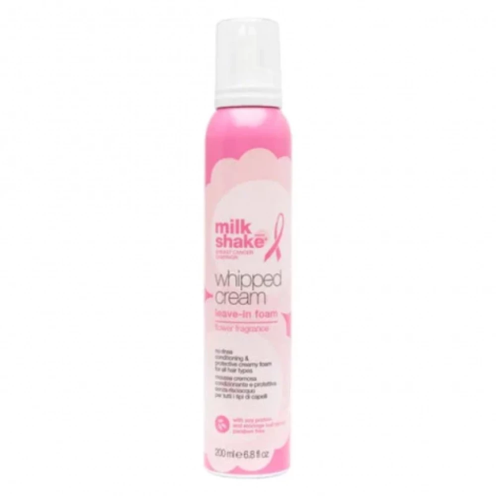 Крем-пенка несмываемая для увлажнения волос Milk Shake Whipped Cream Leave-In Foam, 200 мл (8032274175070)