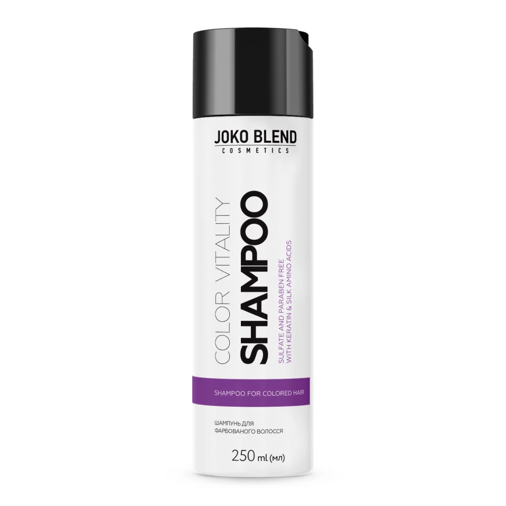 Безсульфатный шампунь для окрашенных волос Joko Blend Color Vitality, 250 мл (4823109406865)