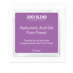 Изображение товара -  Сыворотка для лица Joko Blend Hyaluronic Acid Gel Pure Power, 2 мл (4823109404793)
