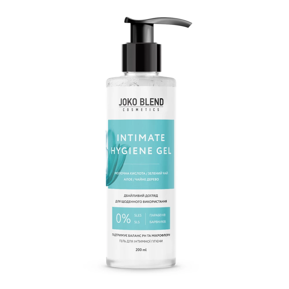 Гель для интимной гигиены с молочной кислотой Joko Blend, 200 мл (4823109400672)