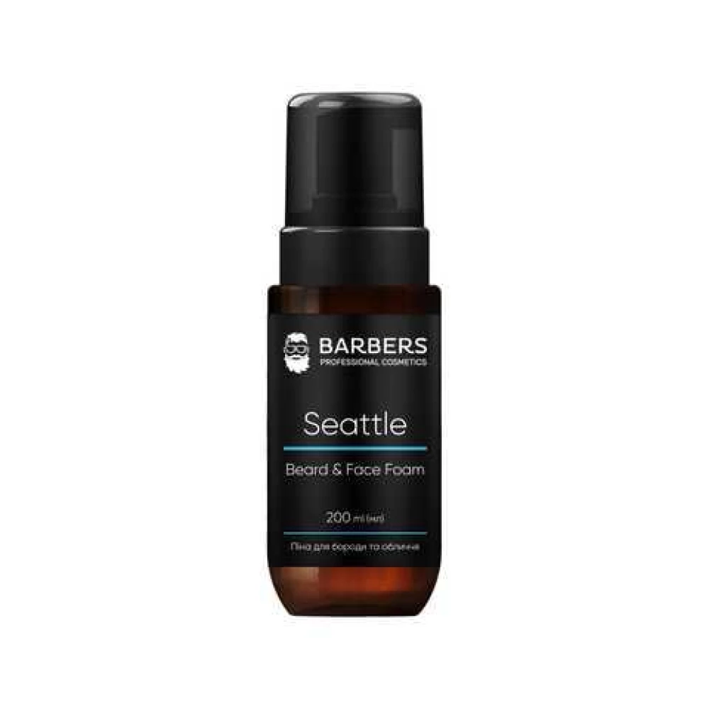 Пена для бороды и лица 2 в 1 Barbers Seattle, 200 мл (4823109407855)