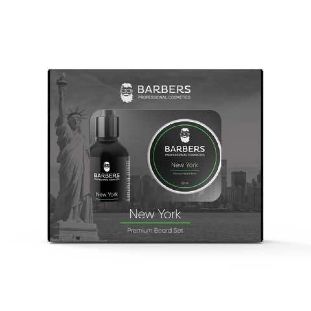 Набор для ухода за бородой Barbers New York, 80 мл (4823109403581)