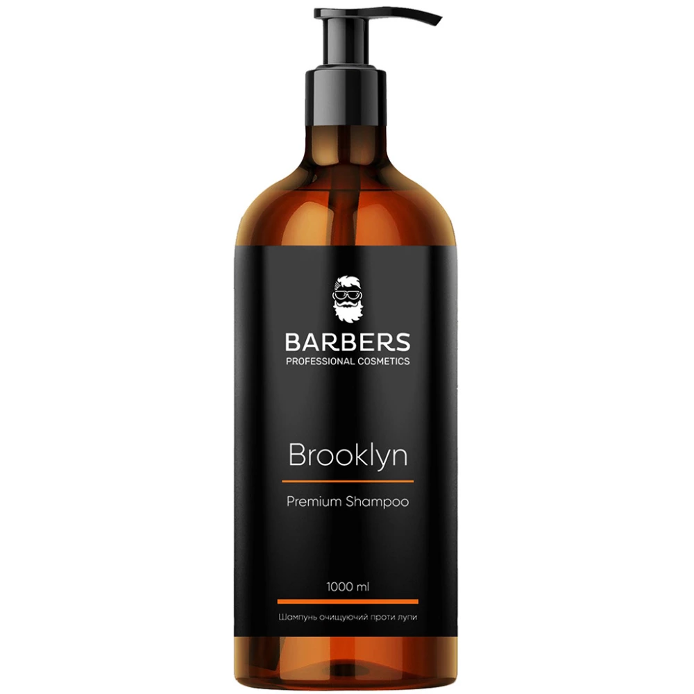 Шампунь против перхоти Barbers Brooklyn, 1000 мл (4823109403185)