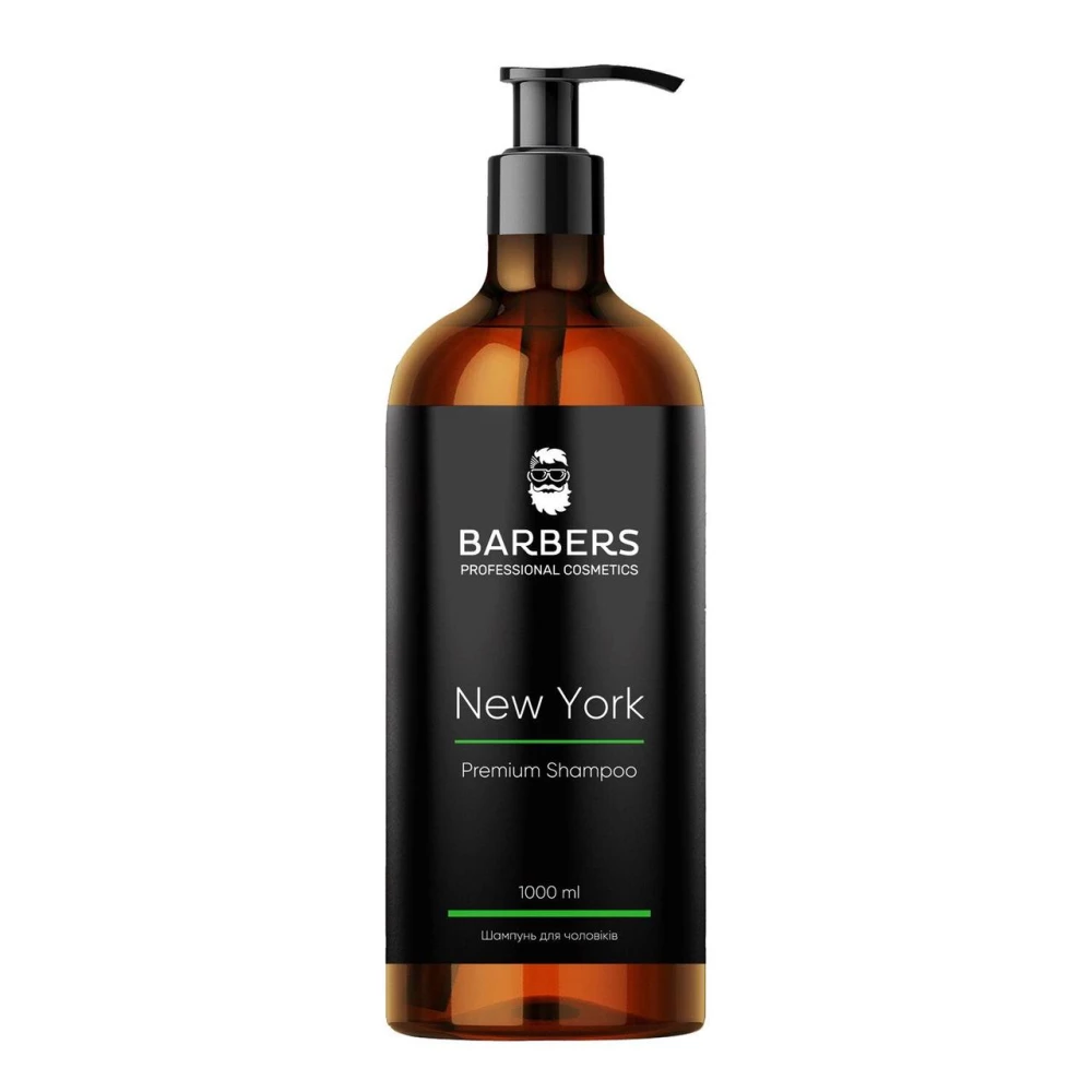 Тонизирующий шампунь Barbers New York, 1000 мл (4823109403093)