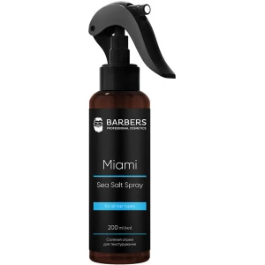 Изображение товара -  Текстурирующий соляной спрей для волос Barbers Miami, 200 мл (4823109408067)