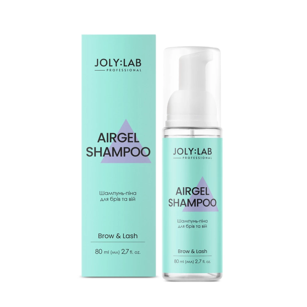 Шампунь-пена для бровей и ресниц Joly:Lab Airgel Shampoo, 80 мл (4823109407657)