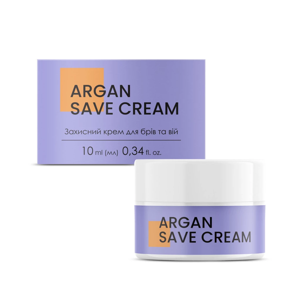 Захисний аргановий крем для брів і вій Joly:Lab Argan Save Cream, 10 мл (4823109407671)