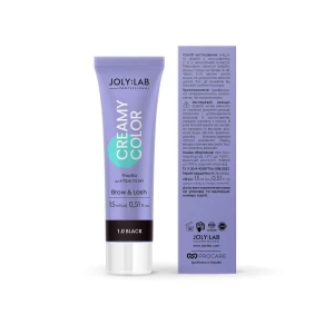 Изображение товара - Краска для бровей и ресниц графитовая Joly:Lab Creamy Color, 15 мл (4823109408692)