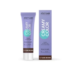 Изображение товара - Краска для бровей и ресниц темно-коричневая Joly:Lab Creamy Color, 15 мл (4823109408708)