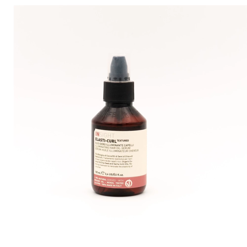 Сыворотка для вьющихся волос Insight Elasti-Curl Illuminating Hair Oil-Serum, 100 мл (8029352358098)