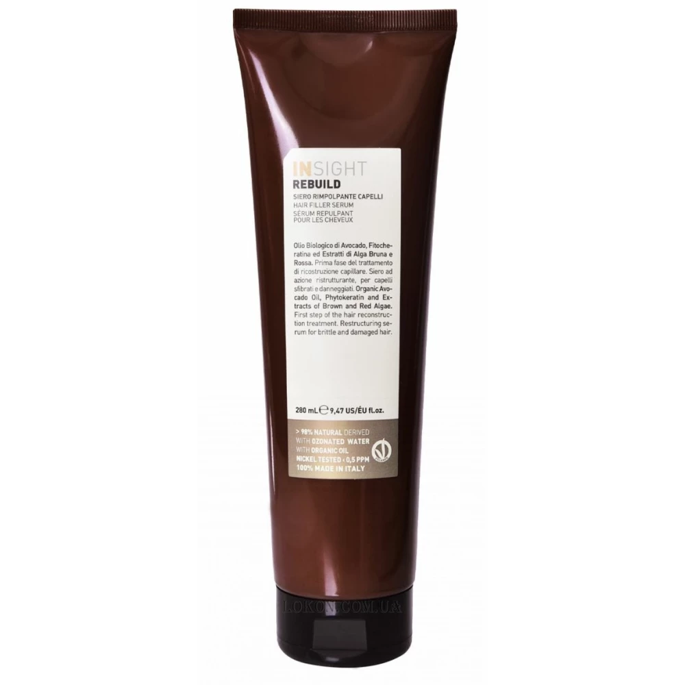 Сыворотка-филлер для волос Insight Rebuild Hair Filler Serum, 280 мл (8029352357022)