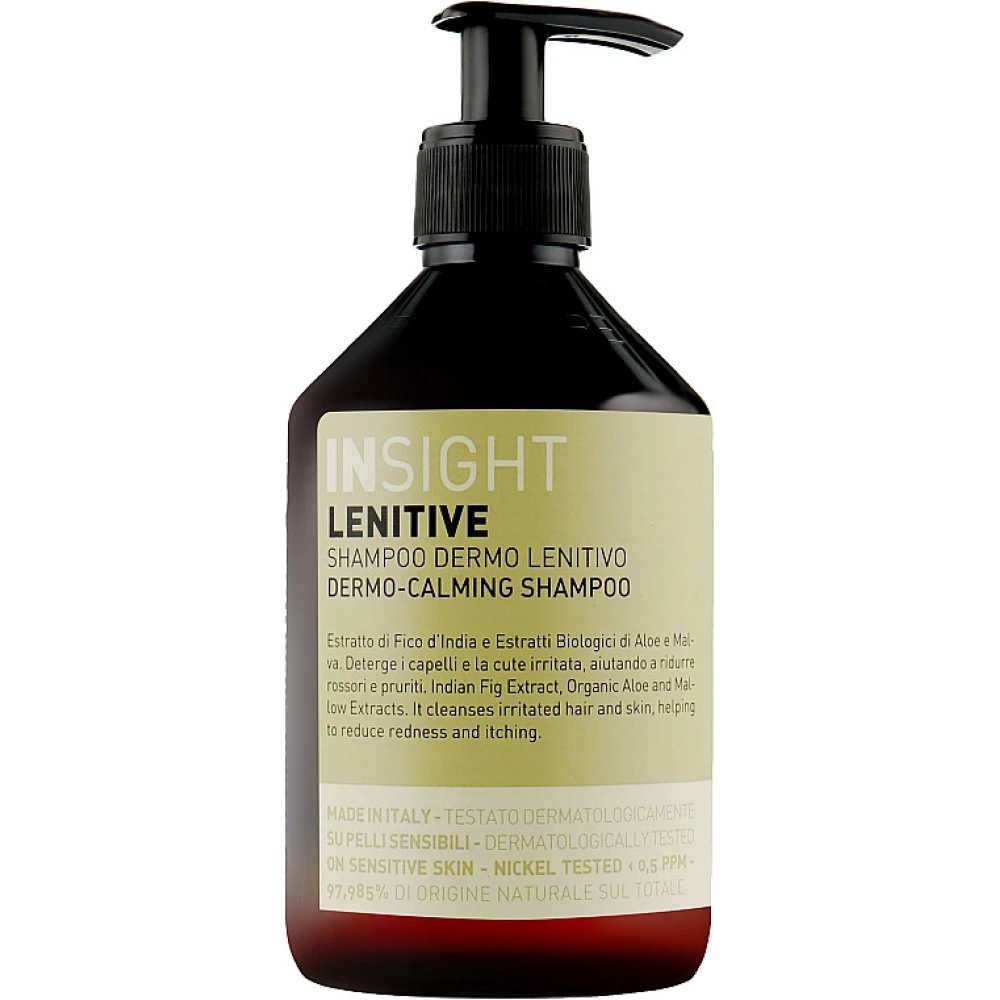 Успокаивающий шампунь Insight Lenitive Dermo-Calming Shampoo, 400 мл (8029352354403)