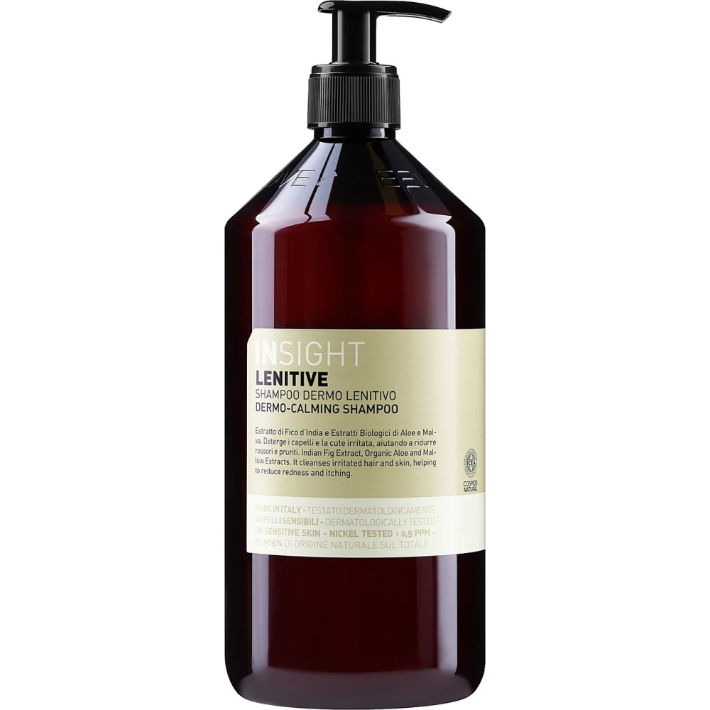 Успокаивающий шампунь Insight Lenitive Dermo-Calming Shampoo, 900 мл (8029352354380)