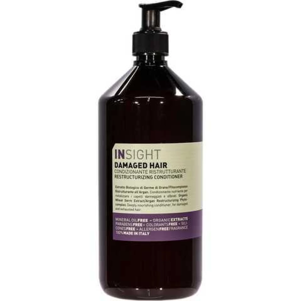 Восстанавливающий кондиционер для поврежденных волос Insight Damaged Hair Restructurizing Conditioner, 900 мл