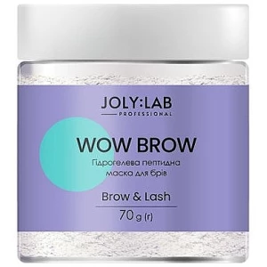 Изображение товара -  Гидрогелевая пептидная маска для бровей Joly:Lab Wow Brow, 70 г (4823109408623)