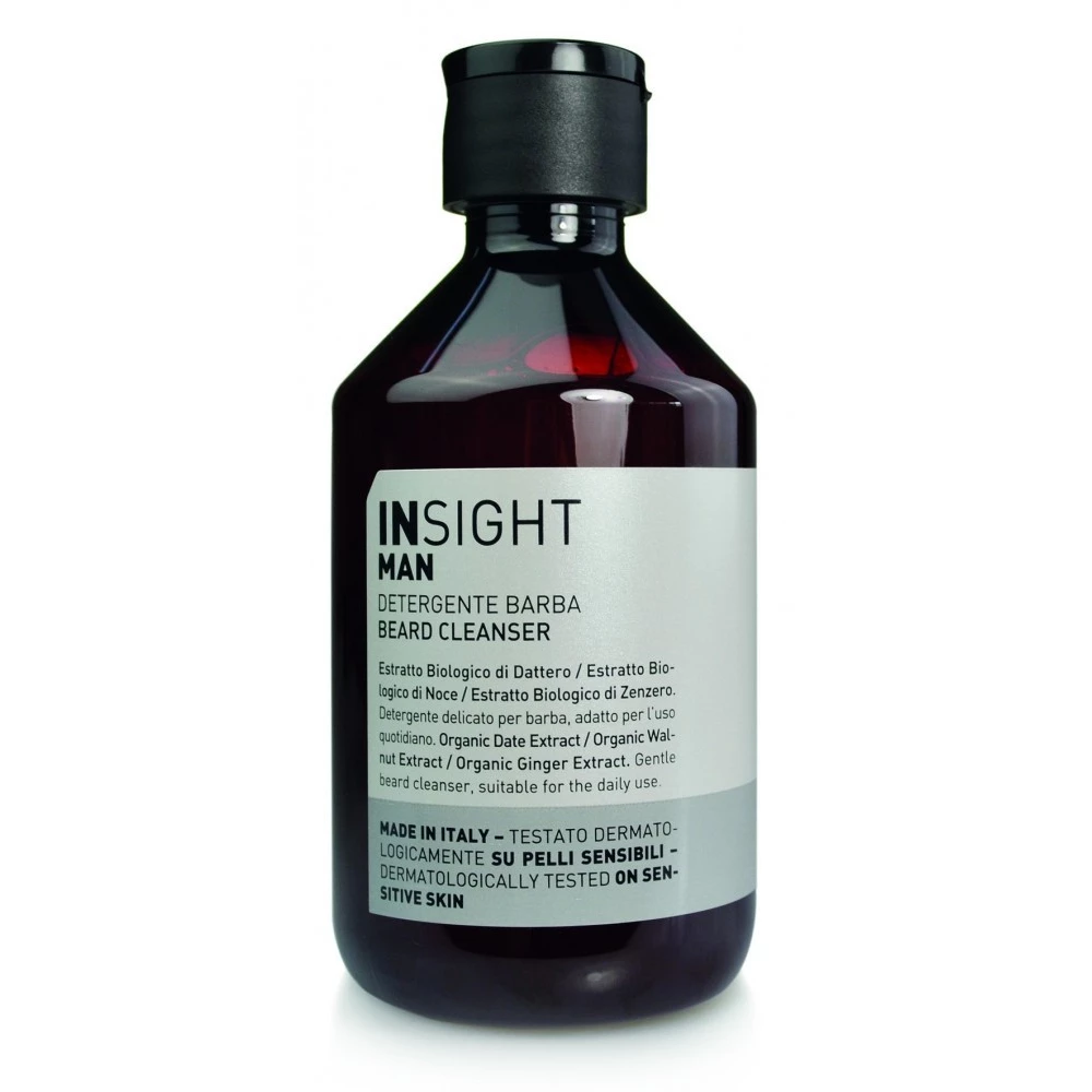 Мужское очищающее средство для бороды Insight Man Detergente Barba Beard Cleanser, 250 мл (8029352354120)