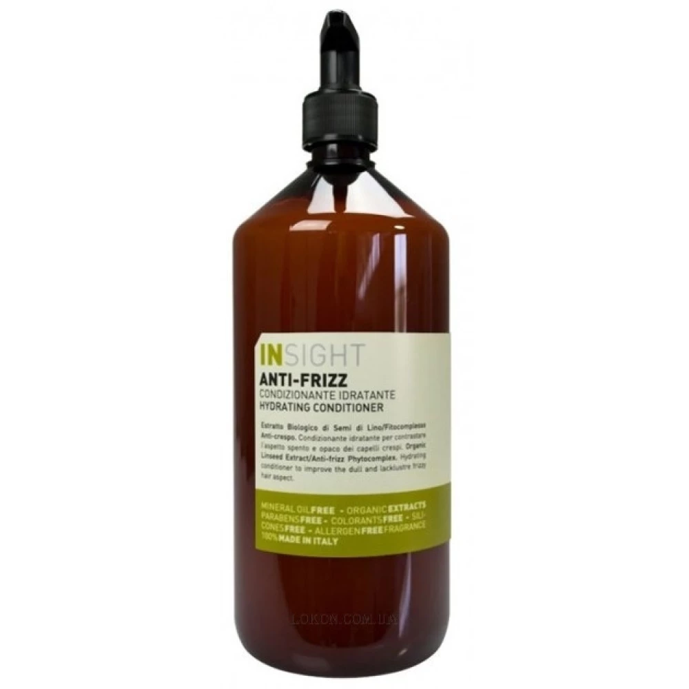 Увлажняющий кондиционер для вьющихся волос Insight Anti-Frizz Hair Hydrating Conditioner, 900 мл