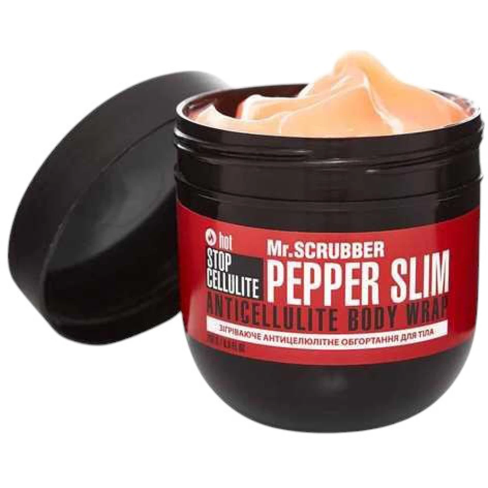 Согревающее антицеллюлитное обертывание для тела Mr. Scrubber Stop Cellulite Pepper Slim, 250 мл