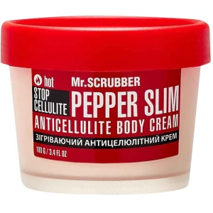 Изображение товара - Согревающий антицеллюлитный крем для тела Mr. Scrubber Stop Cellulite Pepper Slim, 100 мл (4820200232157)
