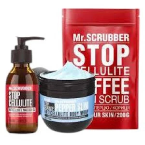 Изображение товара - Антицеллюлитный набор Mr. Scrubber Cold, 2 шт (4820200331195)