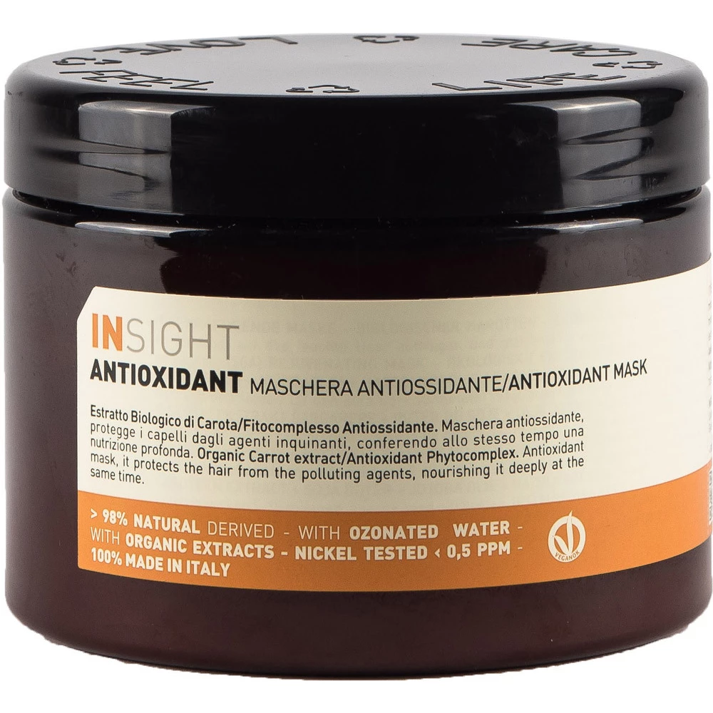 Тонизирующая маска для волос Insight Antioxidant Rejuvenating Mask, 500 мл (8029352353338)