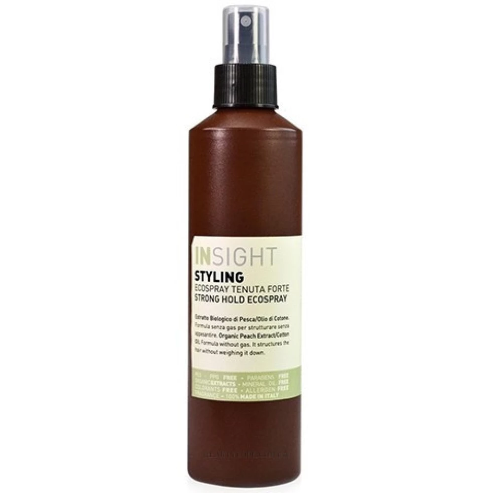Лак для волос сильной фиксации Insight Styling Strong Hold Ecospray, 250 мл (8029352353888)