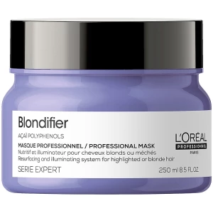 Изображение товара -  Маска для сияния осветленных и окрашенных волос L“Oréal Professionnel Serie Expert Blondifier, 250 мл
