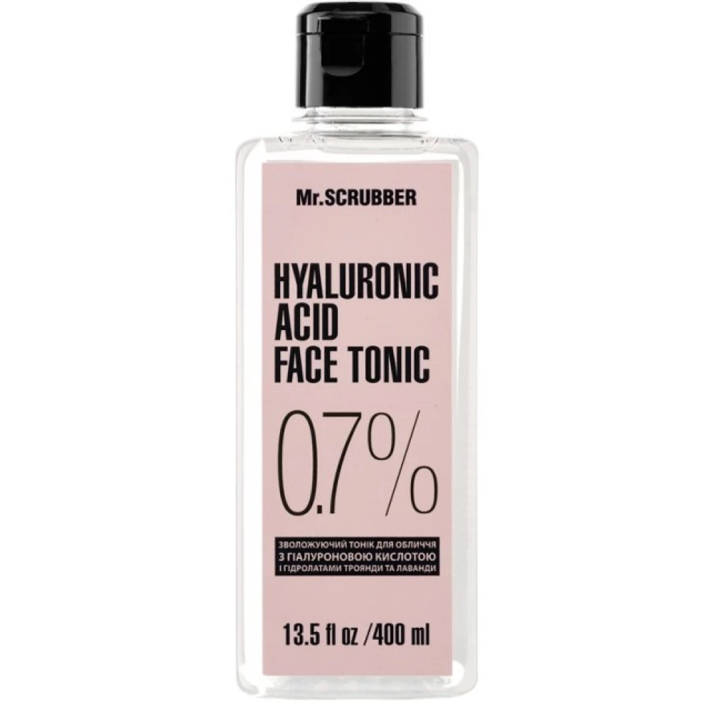 Тоник для лица с гиалуроновой кислотой Mr. Scrubber Hyaluronic Acid Face Tonic 0.7%, 80 мл (4820200376974)