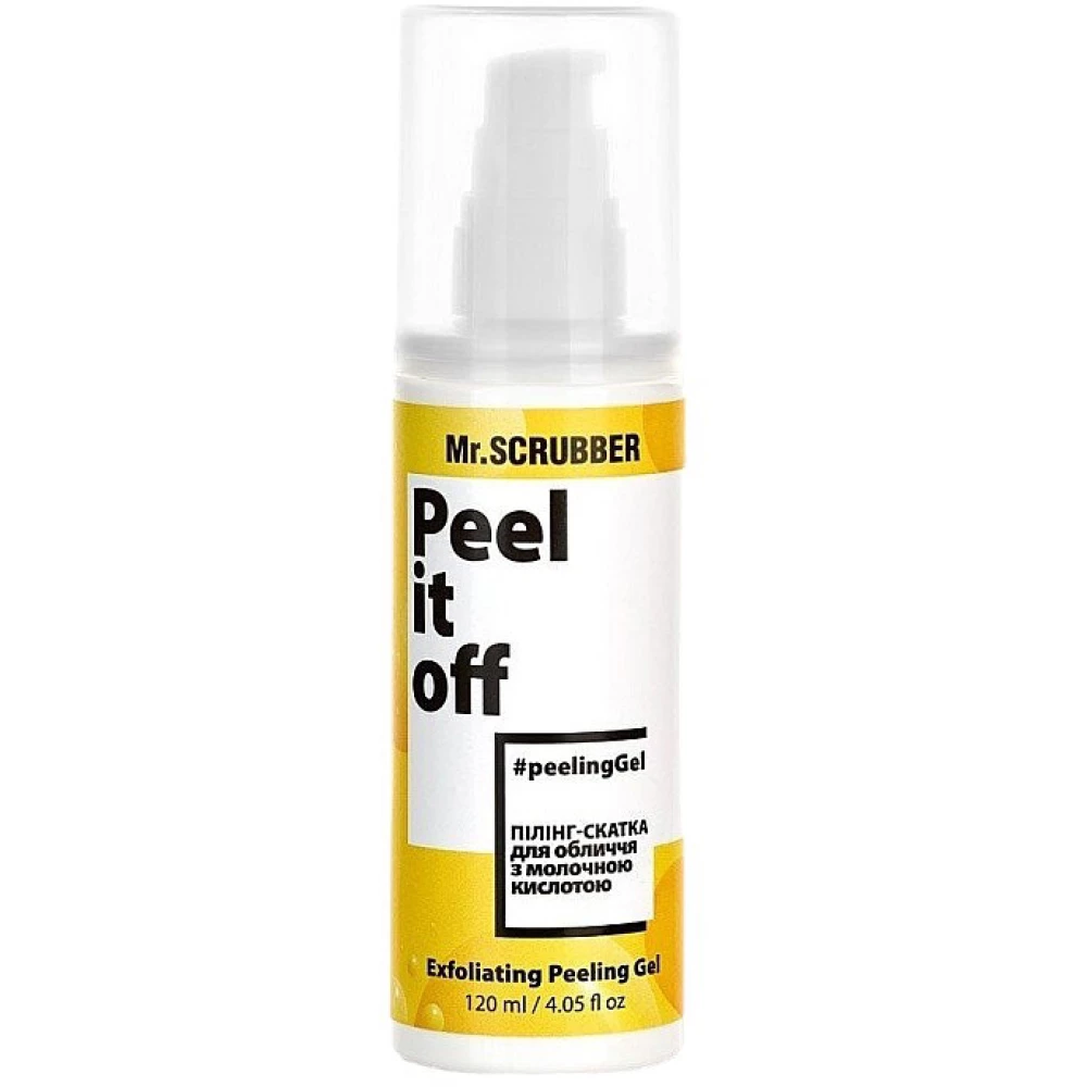Пилинг-скатка для лица с молочной кислотой Mr. Scrubber peel it off Exfoliating Peeling Gel, 120 мл