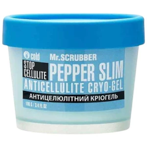 Изображение товара -  Антицеллюлитный крио гель для тела Mr. Scrubber Stop Cellulite Pepper Slim, 100 мл (4820200232140)