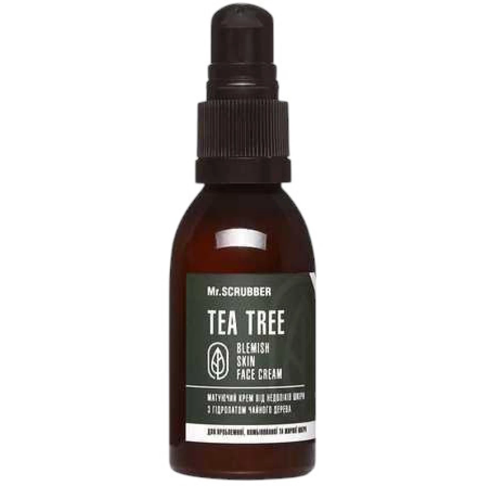 Крем для лица с гидролатом чайного дерева Mr. Scrubber Blemish Skin Face Cream Tea Tree, 55 мл (4820200232034)