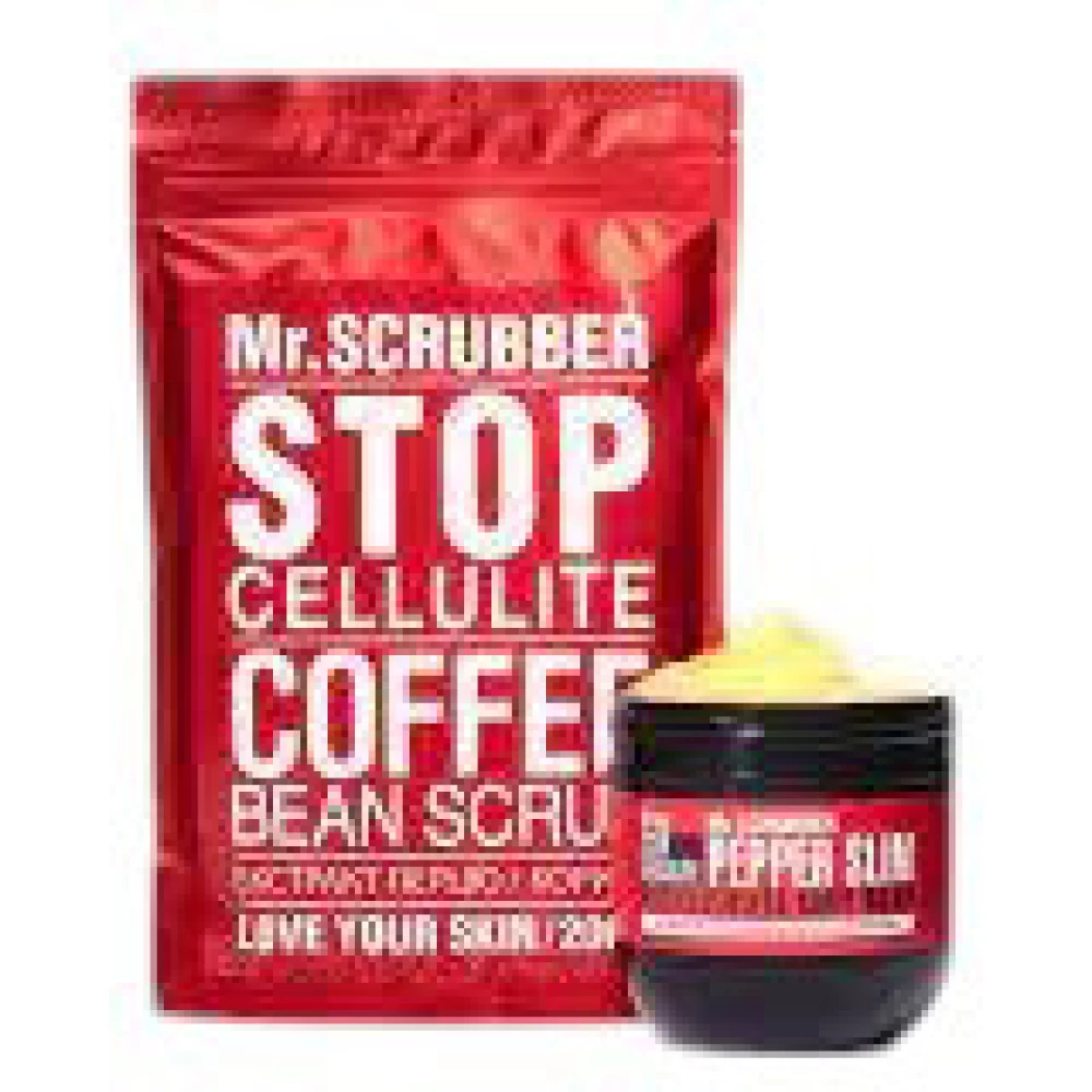 Антицеллюлитное согревающее обертывание + Скраб Mr. Scrubber, 2 шт (4820200331140)