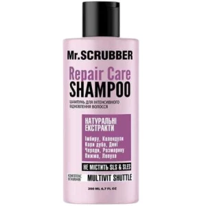 Изображение товара - Шампунь для интенсивного восстановления волос Mr. Scrubber Repair Care, 200 мл (4820200232577)