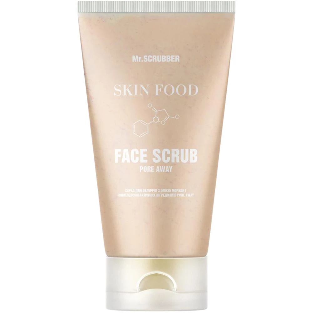 Скраб для лица с маслом моркови Mr. Scrubber Skin Food Pore Away, 50 г (4820200231105)