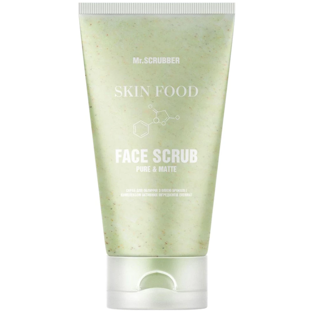 Скраб для лица с маслом брокколи Mr. Scrubber Skin Food Evermat, 150 мл (4820200231112)