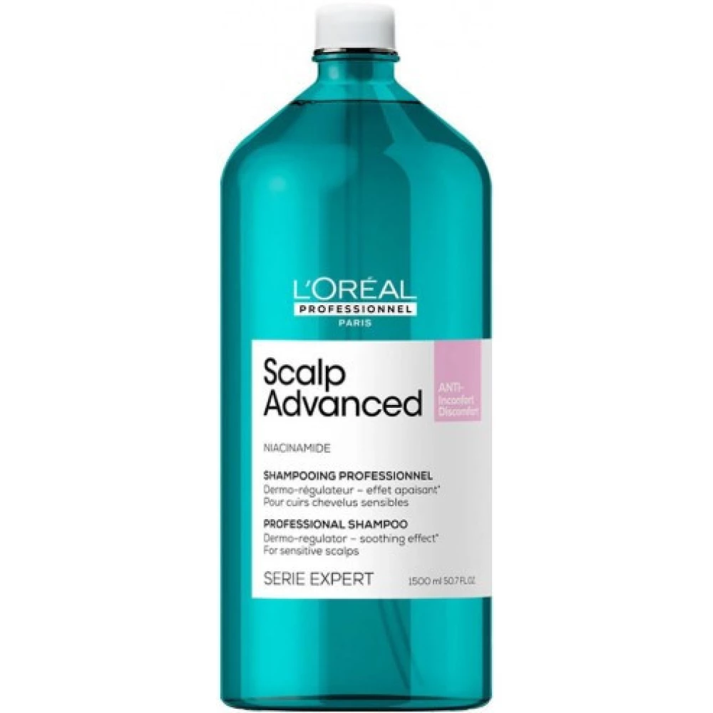 Шампунь для чувствительной кожи головы L“Oreal Professionnel Serie Expert Scalp Advanced, 1500 мл