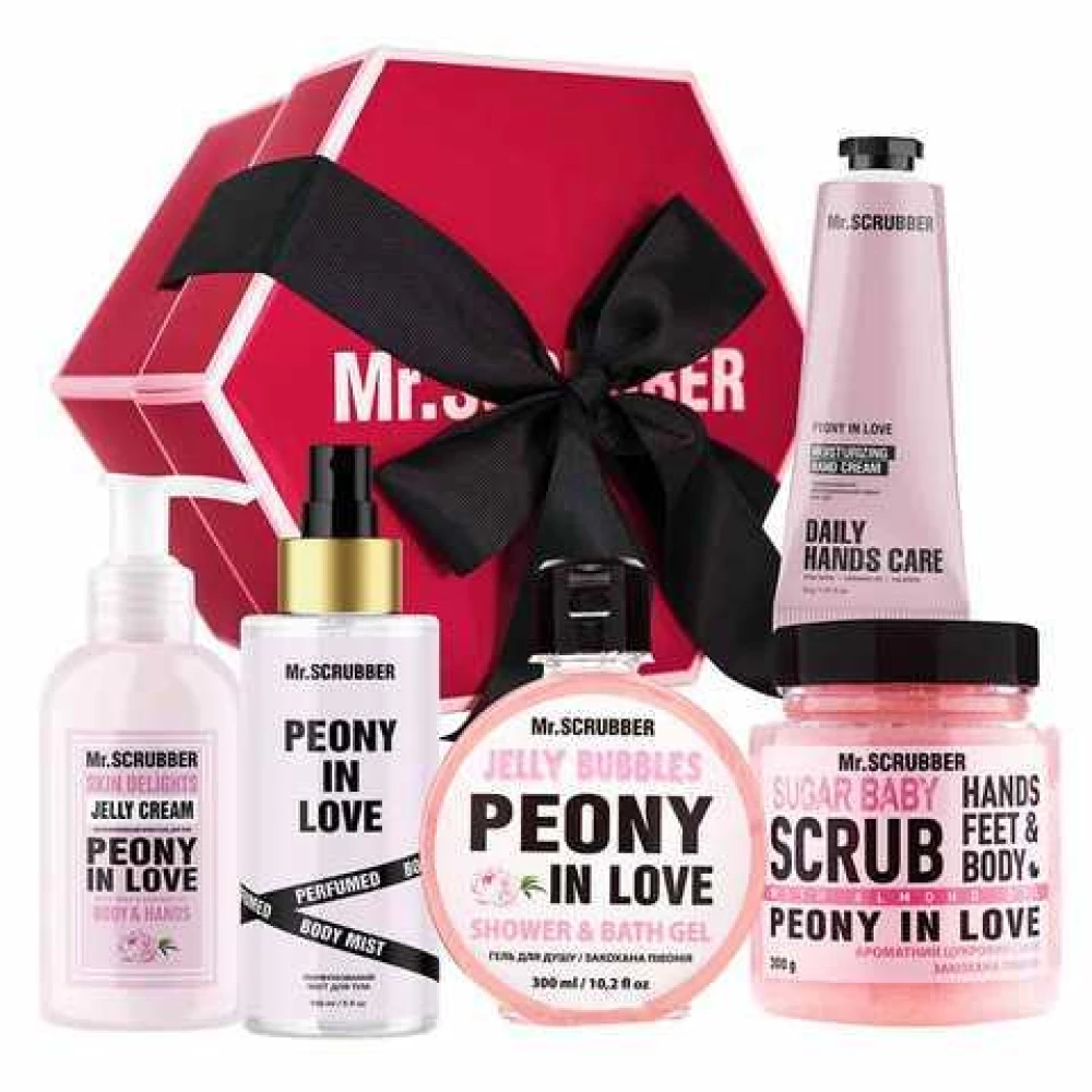 Подарочный набор Mr. Scrubber Grand Peony Love, 5 шт (4820200413099)
