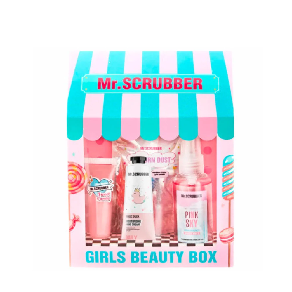 Подарочный набор Mr. Scrubber Girls Beauty Box, 3 шт (4820200412979)
