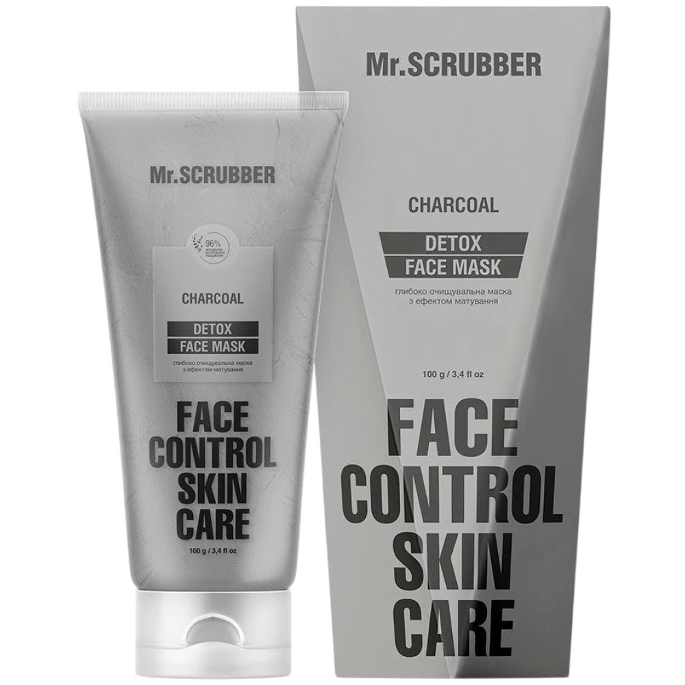 Глубоко очищающая маска с эффектом матирования Mr. Scrubber Detox Face Control, 100 мл (4823109701496)