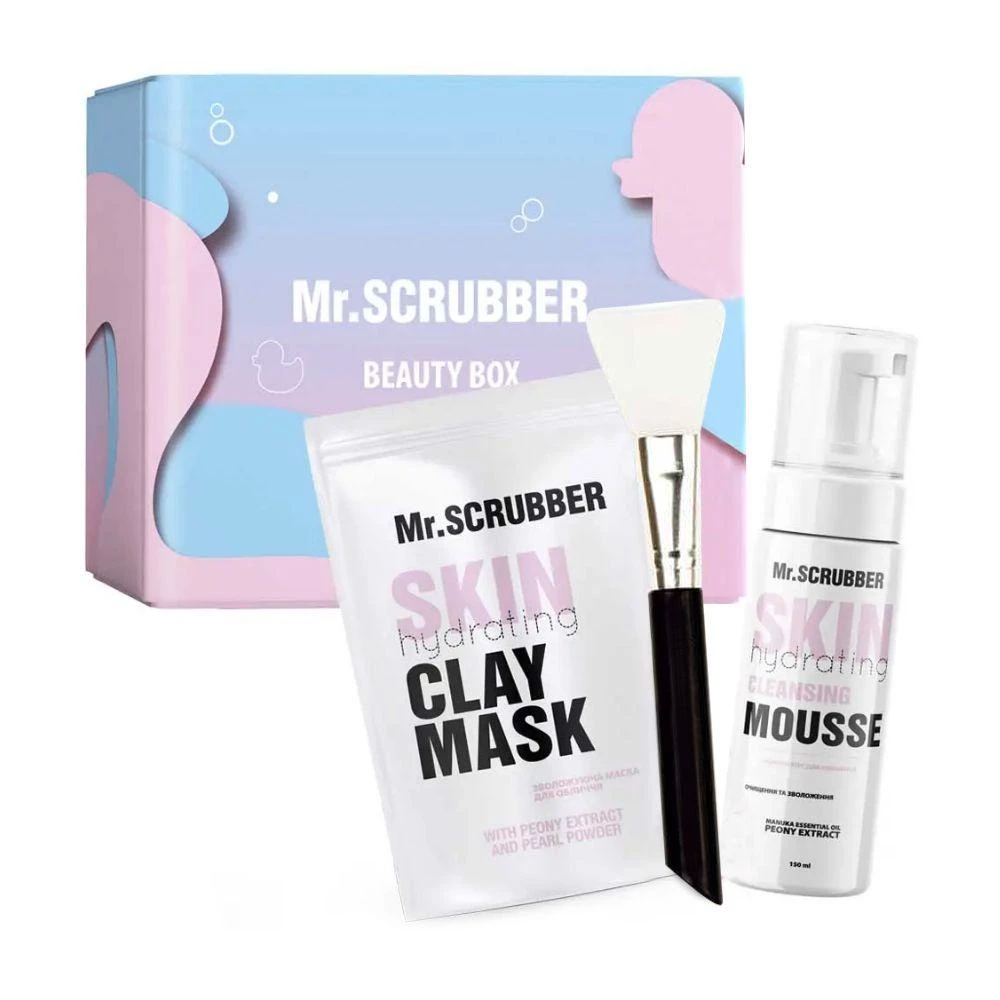 Подарочный набор Mr. Scrubber Hydrating Daily Care, 3 шт (4820200331683)