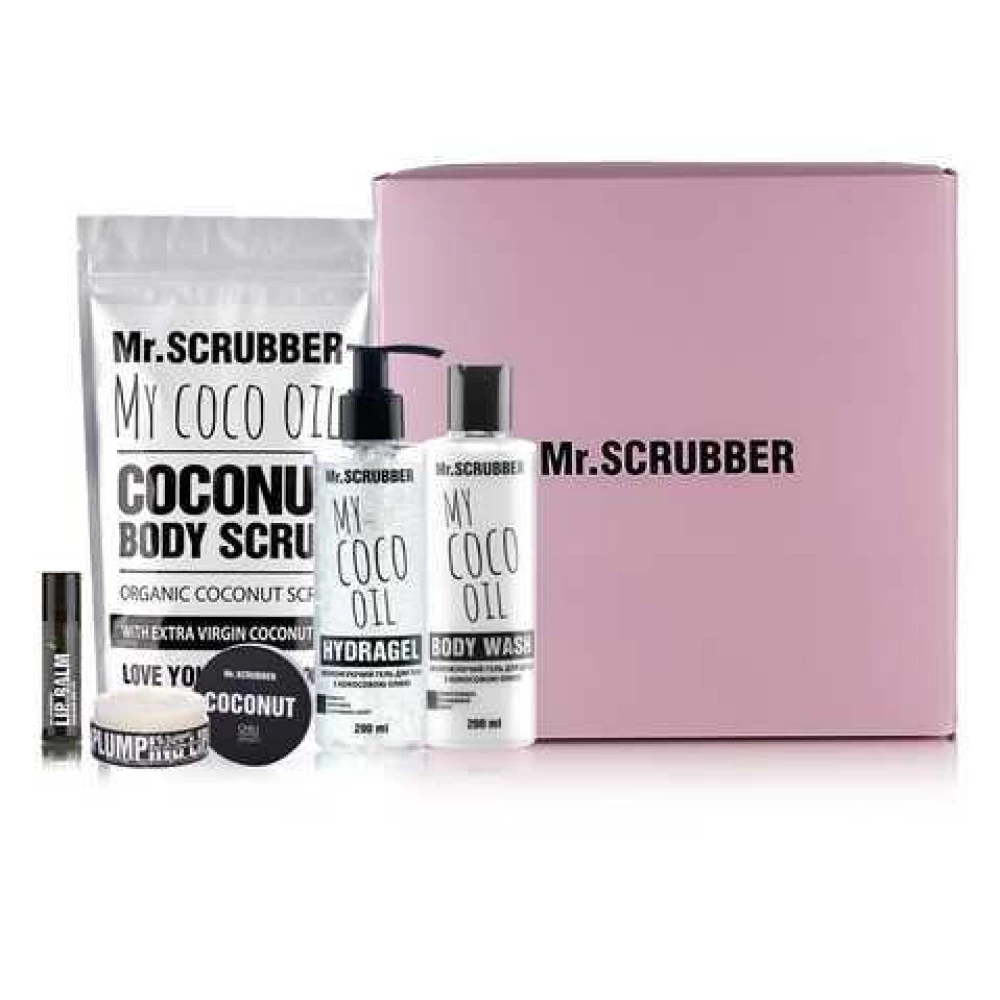 Подарочный набор Mr. Scrubber Coconut, 5 шт (4820200377582)