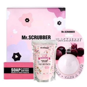 Изображение товара -  Подарочный набор Mr. Scrubber Pink Relax, 3 шт (4820200376752)