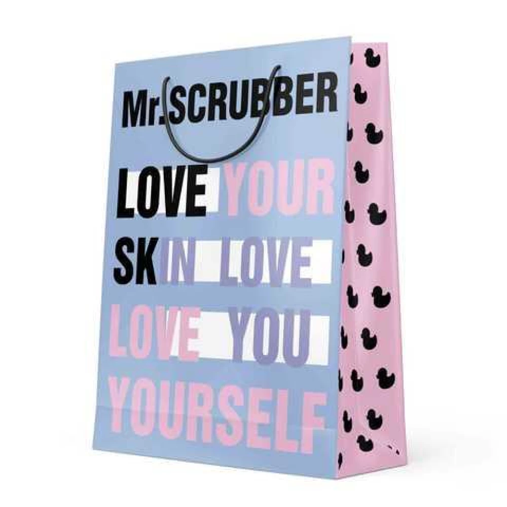 Подарочный пакет Mr. Scrubber Love Your Skin 250x350x85 мм, 1 шт (4820200377018)