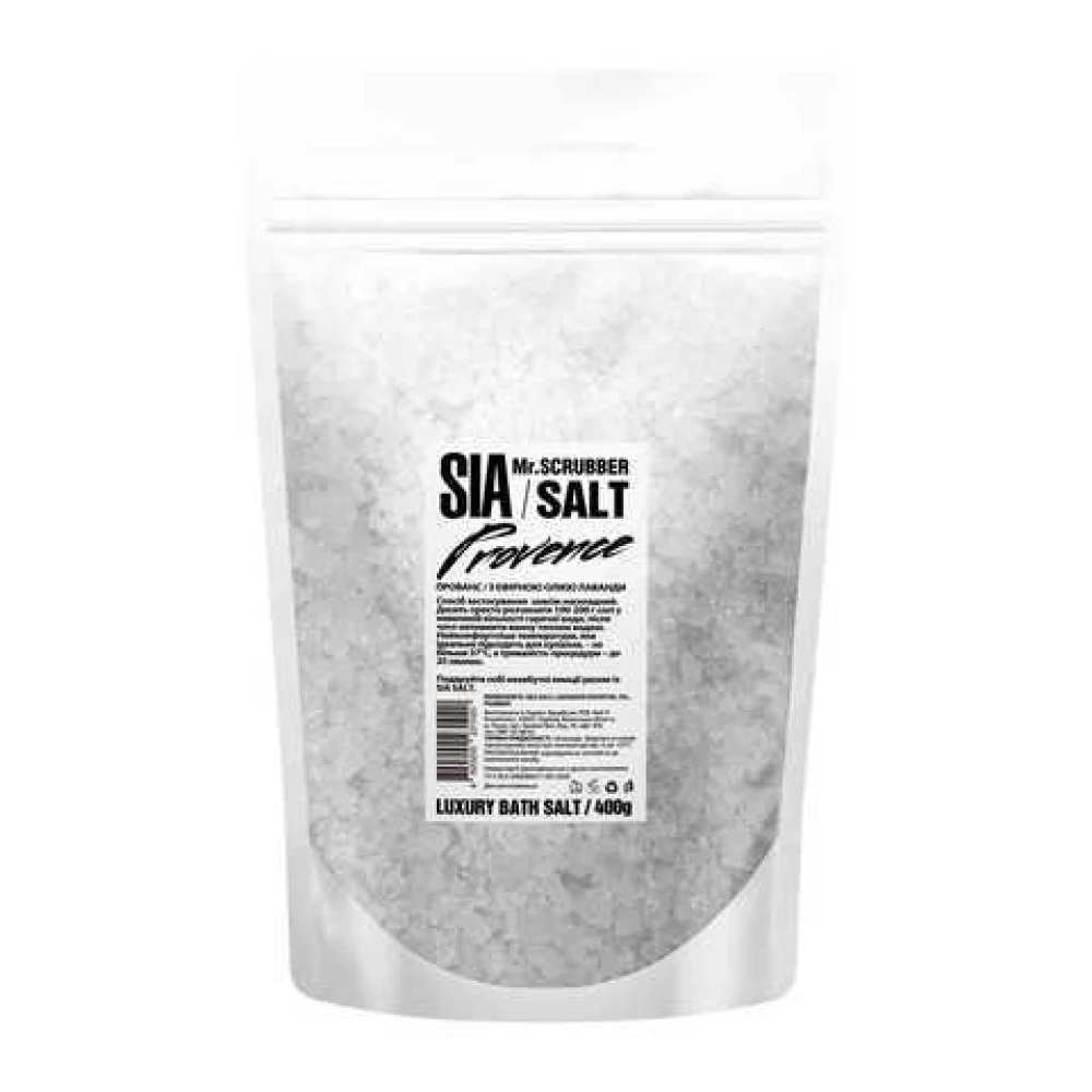 Соль для ванны Mr. Scrubber Sia Provence, 400 г (4820200231020)