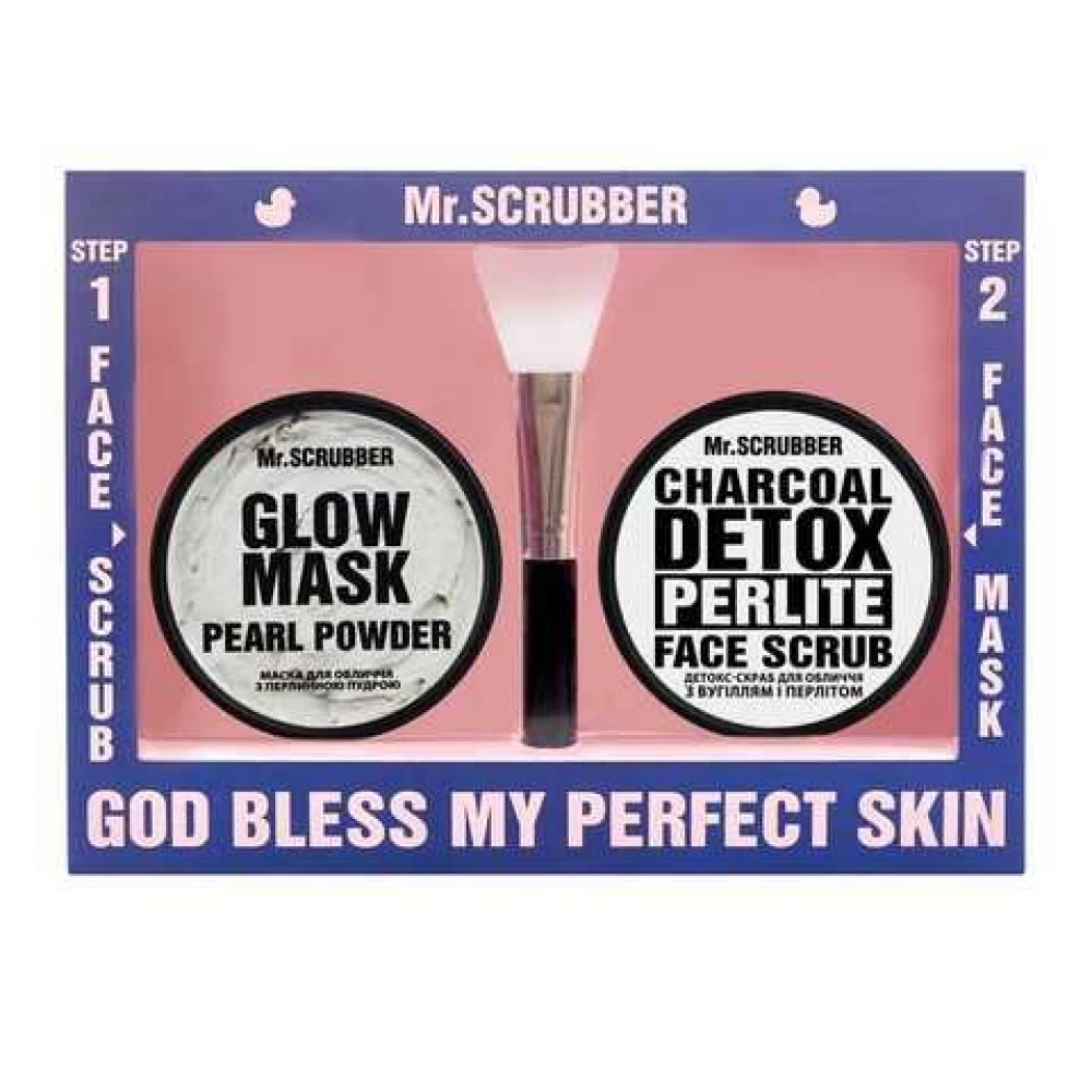 Набор косметики Mr. Scrubber Perfect Skin Detox, 3 шт (4820200340609)