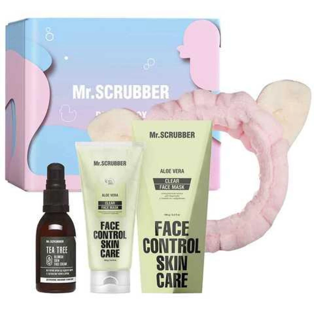 Подарочный набор Mr. Scrubber Even Complexion & Clear, 3 шт (4820200331584)