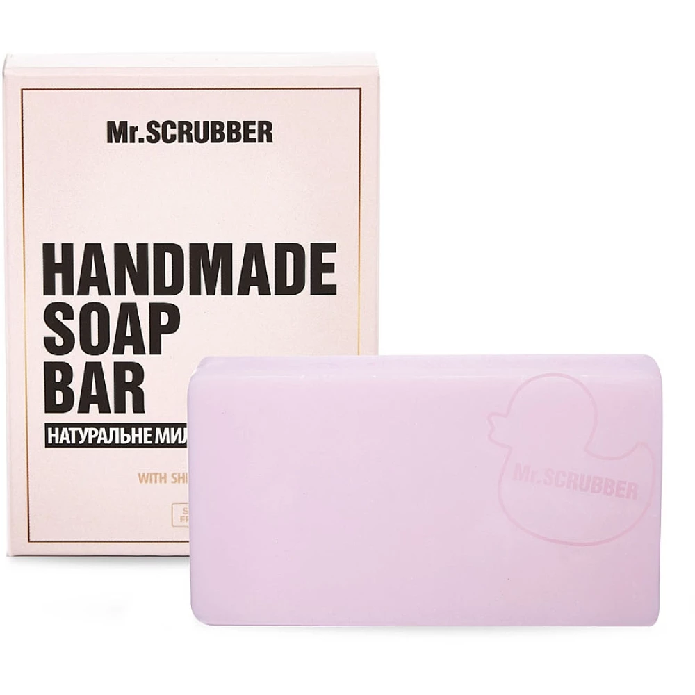 Брусковое мыло ручной работы в подарочной коробке Смородина Mr. Scrubber , 100 г (4820200379340)
