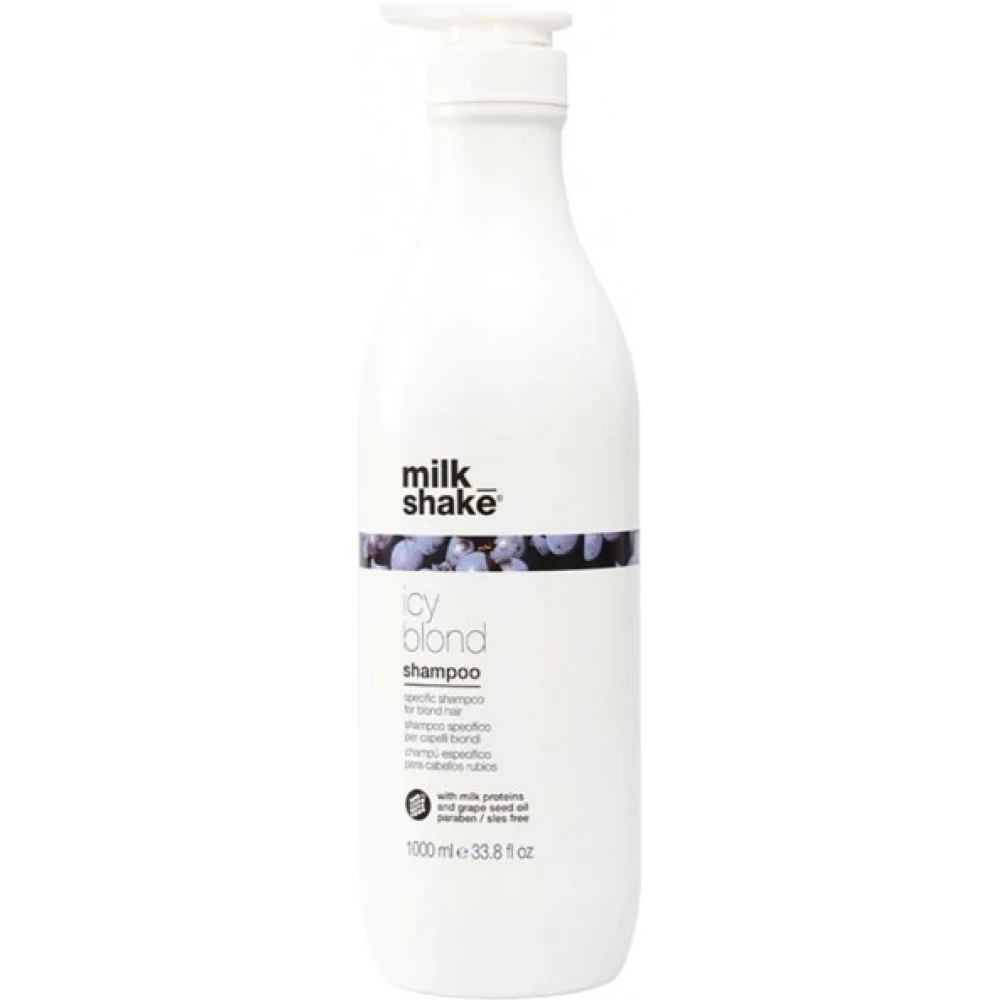 Шампунь для светлых и платиновых блондинок MILK SHAKE Icy Blond Shampoo, 1000 мл (8032274147299)