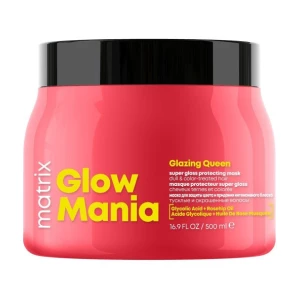 Изображение товара -  Маска для защиты цвета и блеска окрашенных волос Matrix Glow Mania Glazing Queen Mask 500 мл (3474637257002)