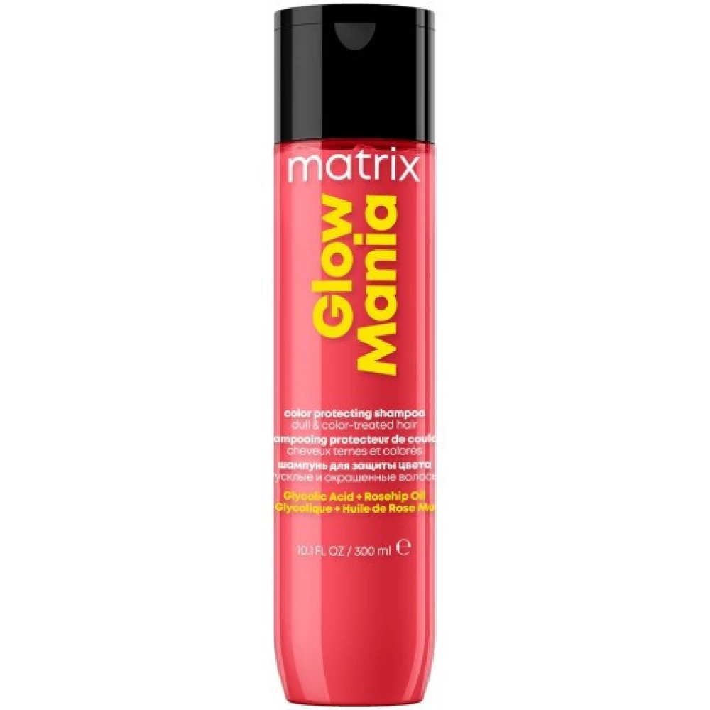 Шампунь для защиты цвета окрашенных волос Matrix Glow Mania Color Protecting Shampoo, 300 мл (3474637257026)